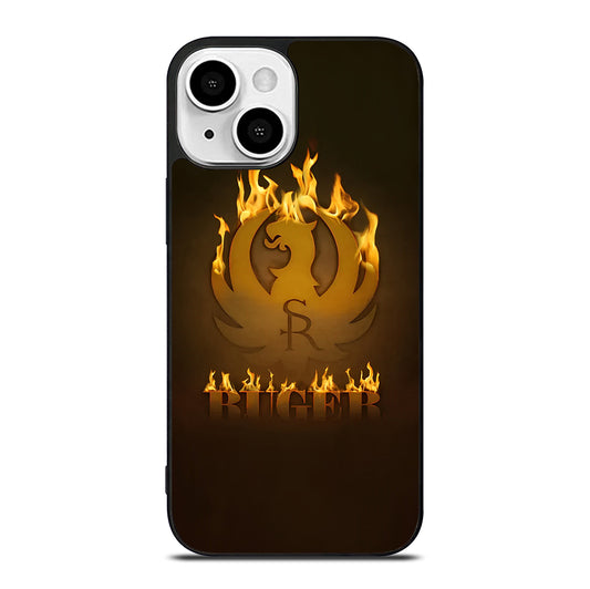 RUGER FIREARM FLAME LOGO iPhone 13 Mini Case Cover