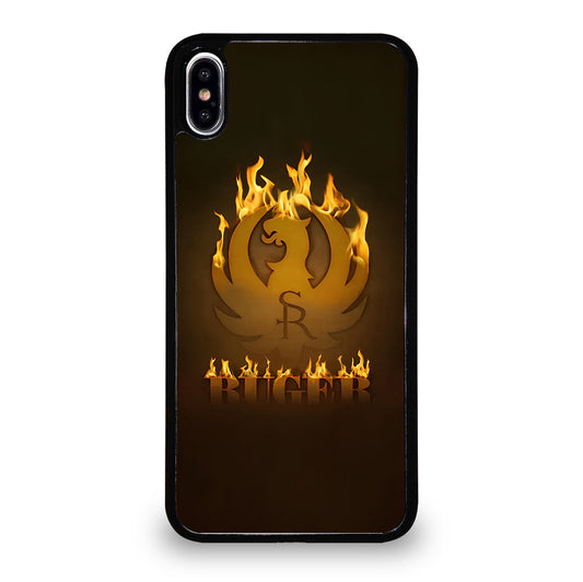 RUGER FIREARM FLAME LOGO iPhone XS Max Case Cover