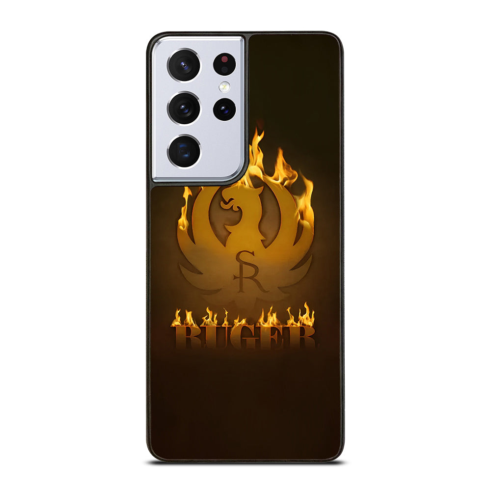 RUGER FIREARM FLAME LOGO Samsung Galaxy S21 Ultra Case Cover