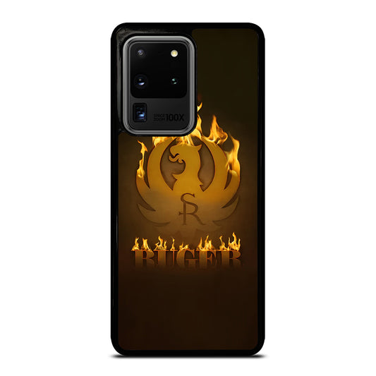 RUGER FIREARM FLAME LOGO Samsung Galaxy S20 Ultra Case Cover