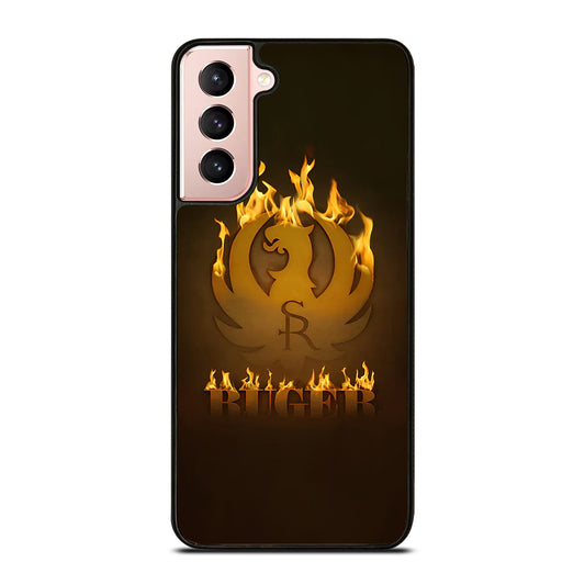 RUGER FIREARM FLAME LOGO Samsung Galaxy S21 Case Cover