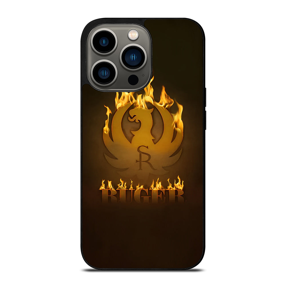 RUGER FIREARM FLAME LOGO iPhone 13 Pro Case Cover