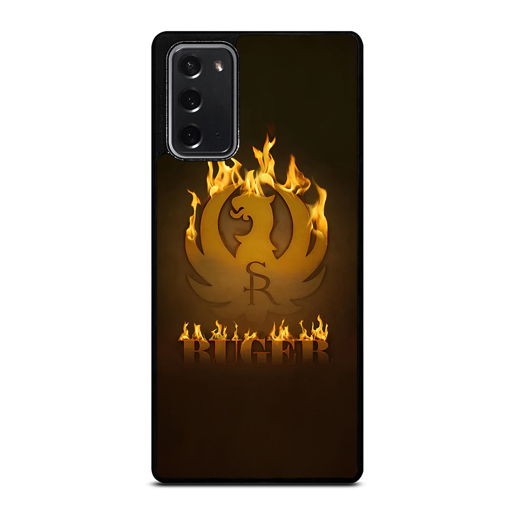 RUGER FIREARM FLAME LOGO Samsung Galaxy Note 20 Case Cover