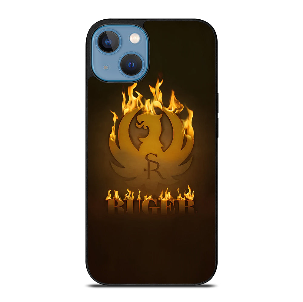 RUGER FIREARM FLAME LOGO iPhone 13 Case Cover
