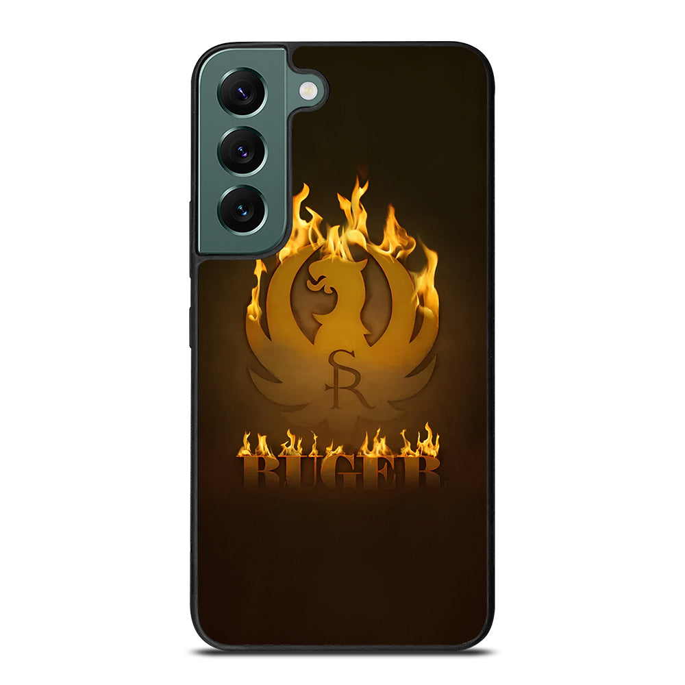 RUGER FIREARM FLAME LOGO Samsung Galaxy S22 Case Cover