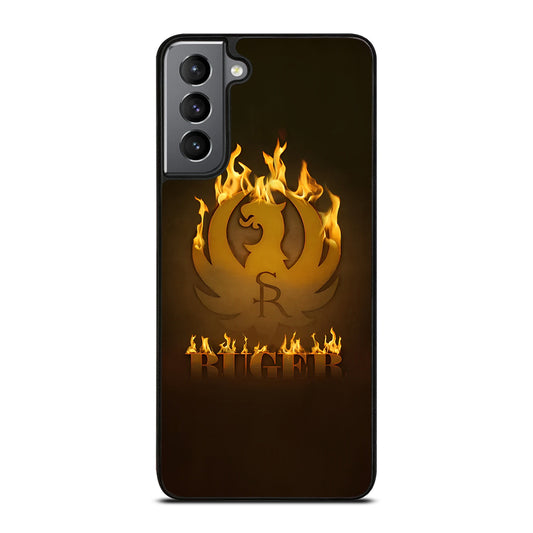 RUGER FIREARM FLAME LOGO Samsung Galaxy S21 Plus Case Cover