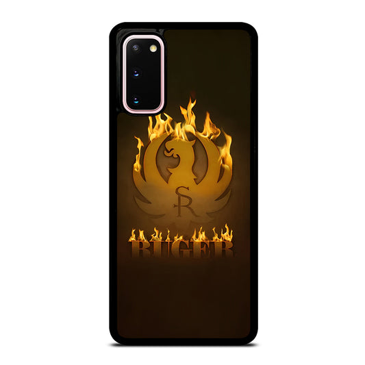 RUGER FIREARM FLAME LOGO Samsung Galaxy S20 Case Cover