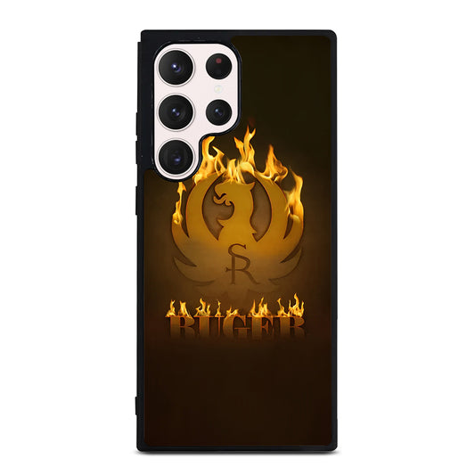 RUGER FIREARM FLAME LOGO Samsung Galaxy S23 Ultra Case Cover