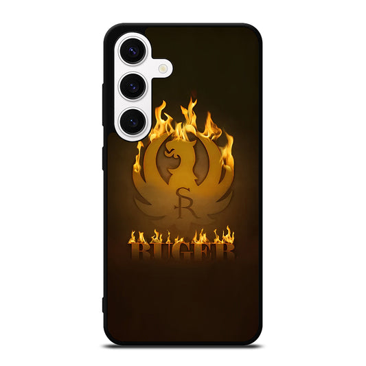 RUGER FIREARM FLAME LOGO Samsung Galaxy S24 Case Cover