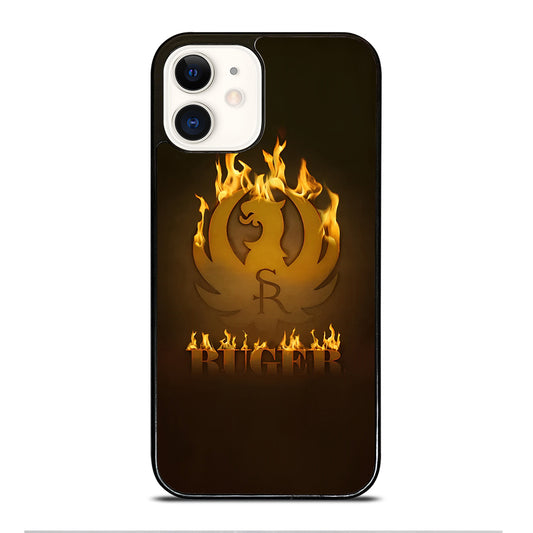 RUGER FIREARM FLAME LOGO iPhone 12 Case Cover