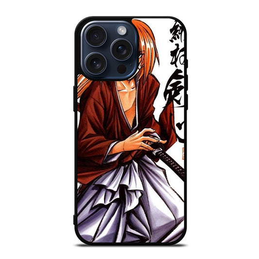 RUROUNI KENSHIN SAMURAI X ANIME SERIES iPhone 15 Pro Max Case Cover