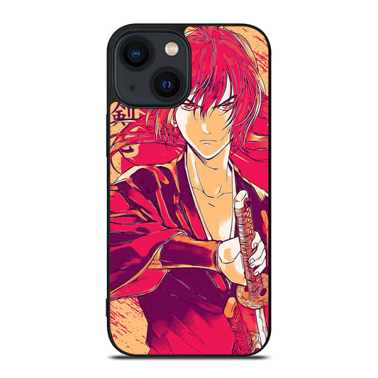 RUROUNI KENSHIN SAMURAI X ART iPhone 14 Plus Case Cover