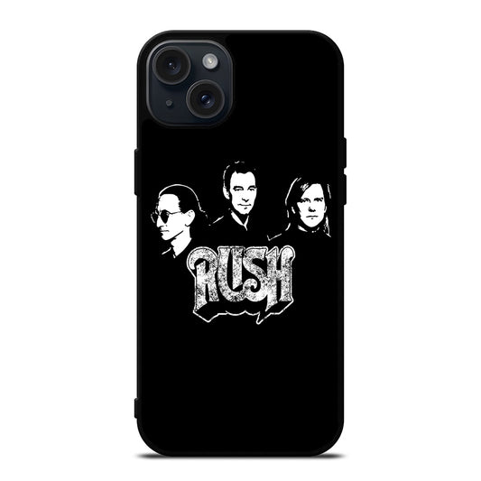 RUSH LOGO BAND iPhone 15 Plus Case Cover