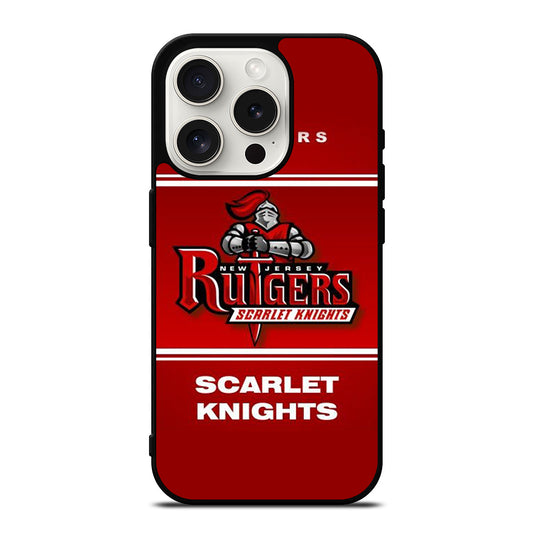 RUTGERS SCARLET KNIGHTS ICON iPhone 15 Pro Case Cover