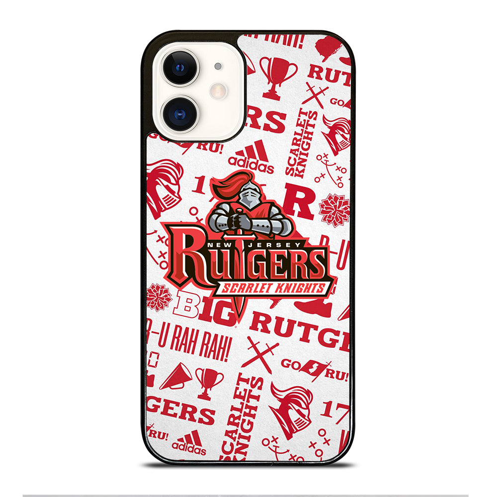 RUTGERS SCARLET KNIGHTS NFL ICON iPhone 12 Case Cover
