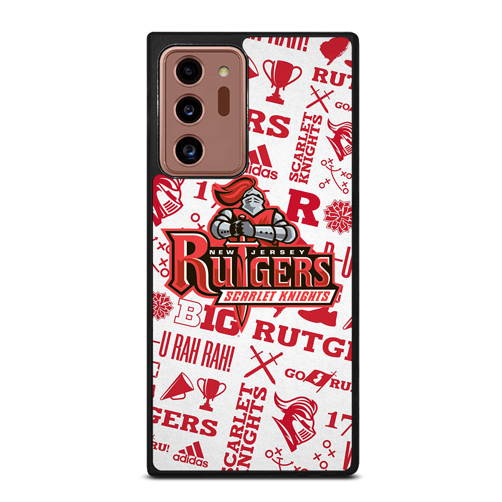 RUTGERS SCARLET KNIGHTS NFL ICON Samsung Galaxy Note 20 Ultra Case Cover