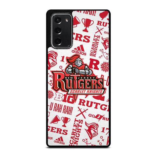 RUTGERS SCARLET KNIGHTS NFL ICON Samsung Galaxy Note 20 Case Cover