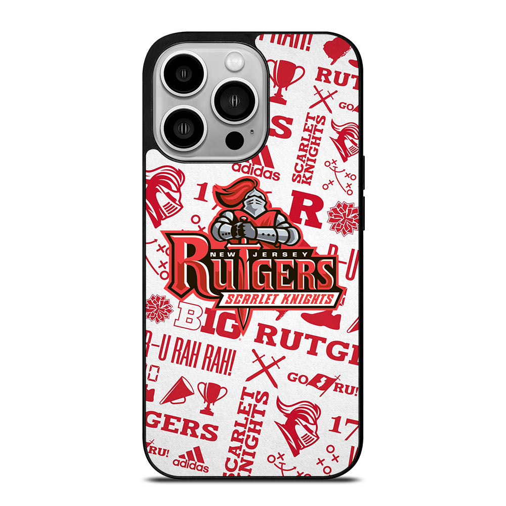 RUTGERS SCARLET KNIGHTS NFL ICON iPhone 14 Pro Case Cover