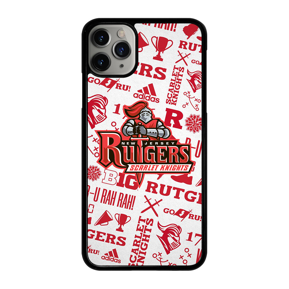 RUTGERS SCARLET KNIGHTS NFL ICON iPhone 11 Pro Max Case Cover