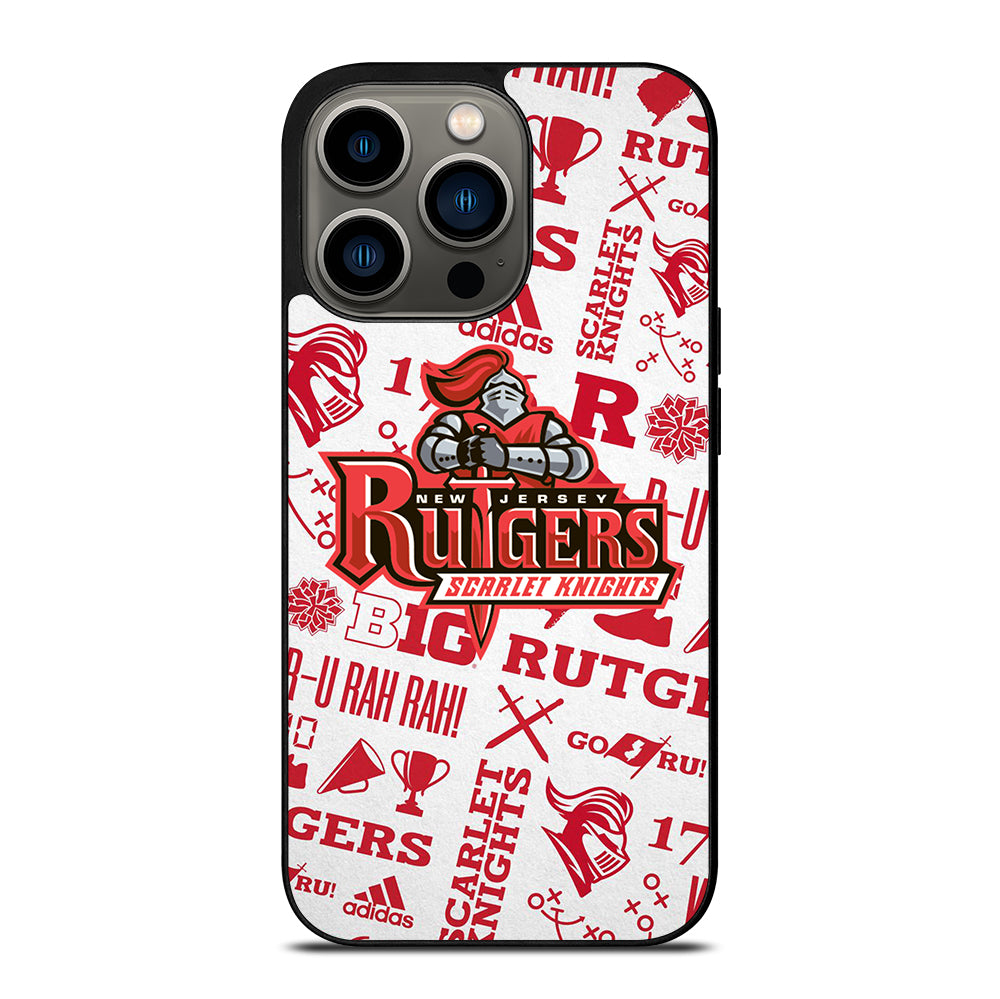 RUTGERS SCARLET KNIGHTS NFL ICON iPhone 13 Pro Case Cover