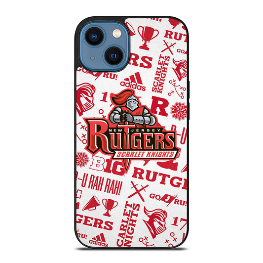 RUTGERS SCARLET KNIGHTS NFL ICON iPhone 14 Case Cover