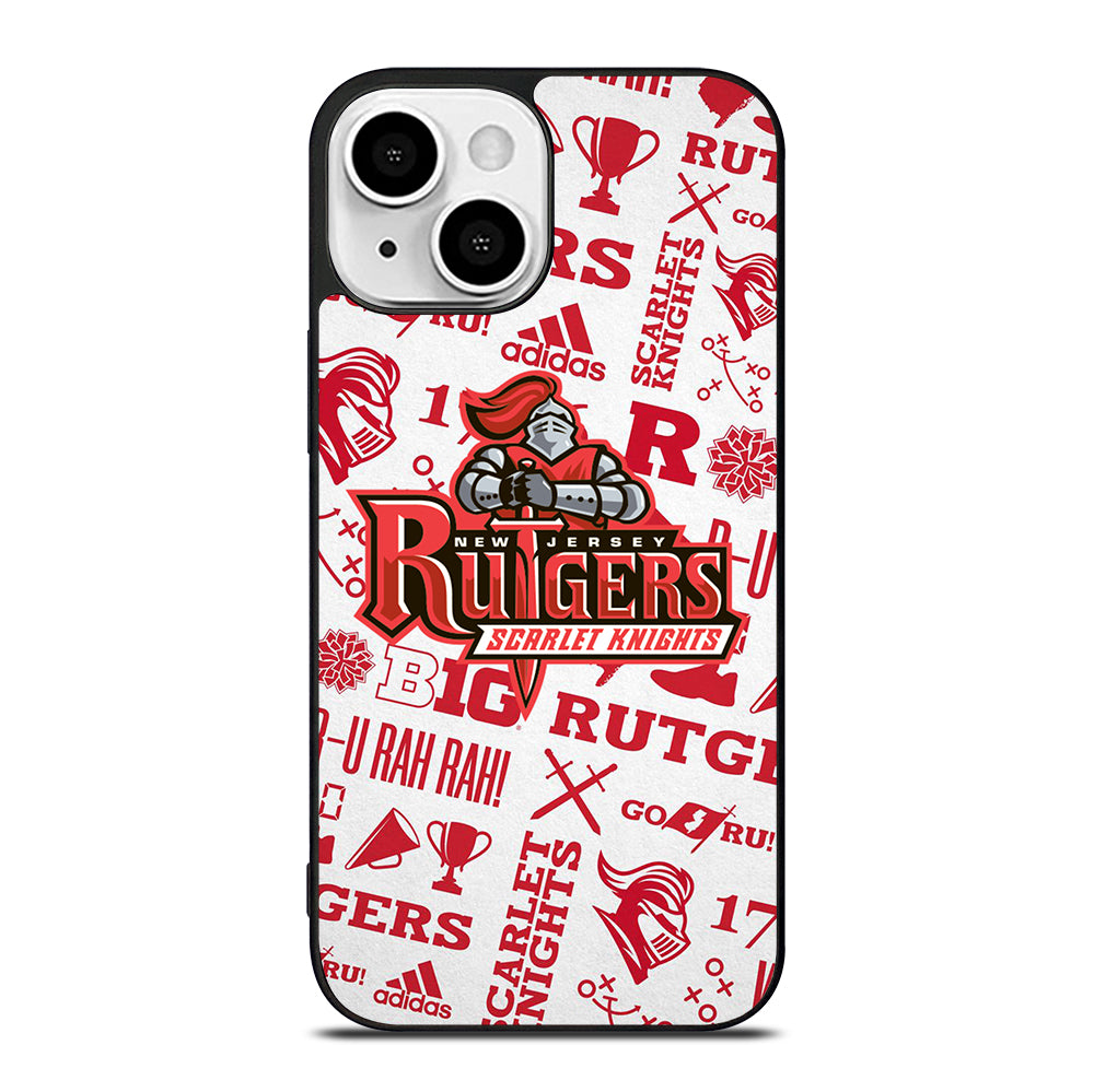 RUTGERS SCARLET KNIGHTS NFL ICON iPhone 13 Mini Case Cover