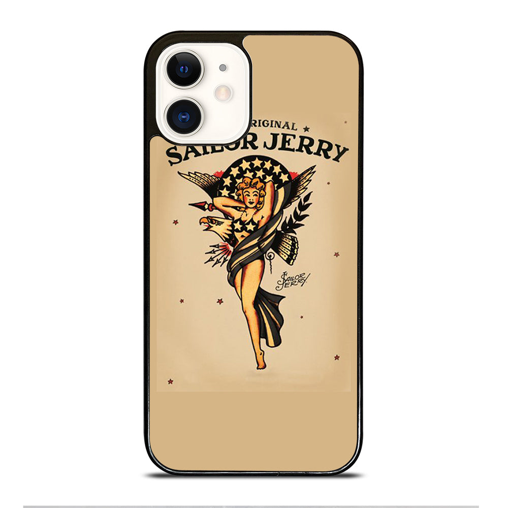 SAILOR JERRY SEXY GIRL ART iPhone 12 Case Cover