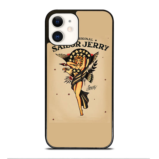 SAILOR JERRY SEXY GIRL ART iPhone 12 Case Cover
