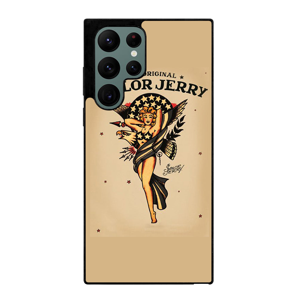 SAILOR JERRY SEXY GIRL ART Samsung Galaxy S22 Ultra Case Cover