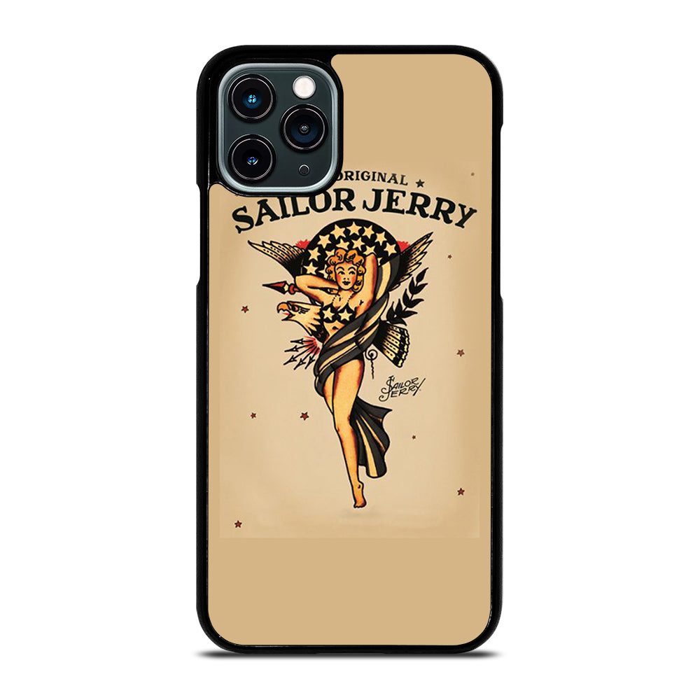 SAILOR JERRY SEXY GIRL ART iPhone 11 Pro Case Cover