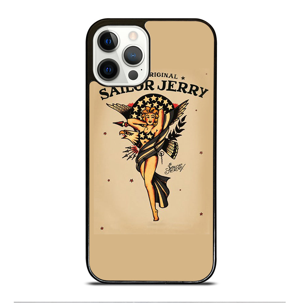 SAILOR JERRY SEXY GIRL ART iPhone 12 Pro Case Cover