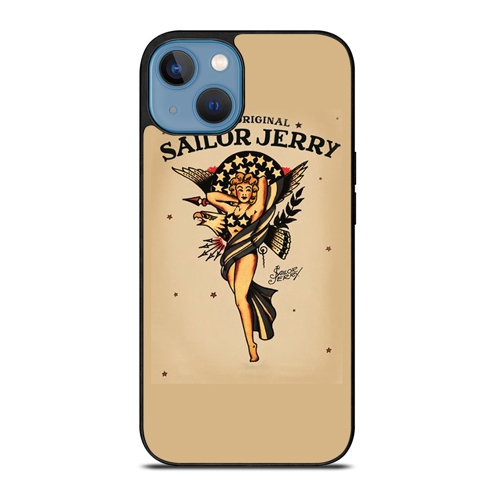 SAILOR JERRY SEXY GIRL ART iPhone 13 Case Cover