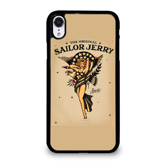 SAILOR JERRY SEXY GIRL ART iPhone XR Case Cover