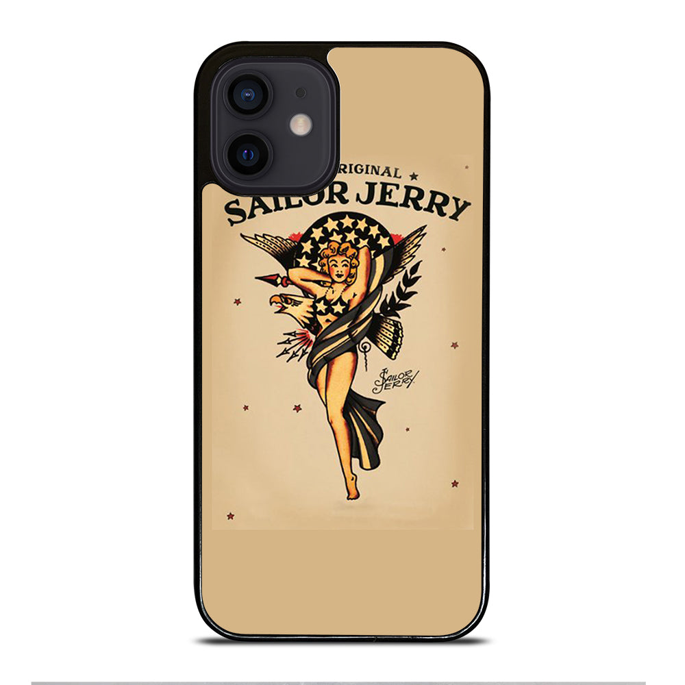 SAILOR JERRY SEXY GIRL ART iPhone 12 Mini Case Cover