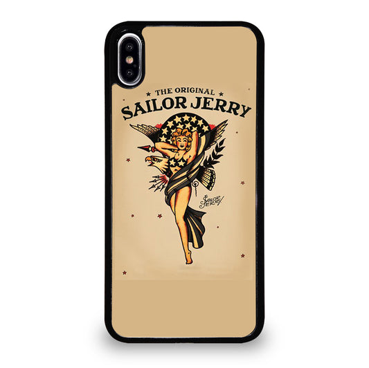 SAILOR JERRY SEXY GIRL ART iPhone XS Max Case Cover