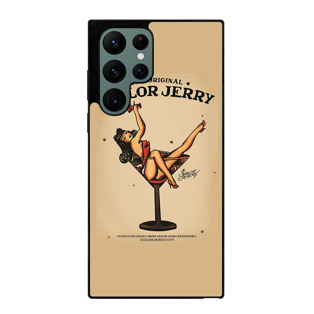 SAILOR JERRY SEXY GIRL TATTOO ART Samsung Galaxy S22 Ultra Case Cover