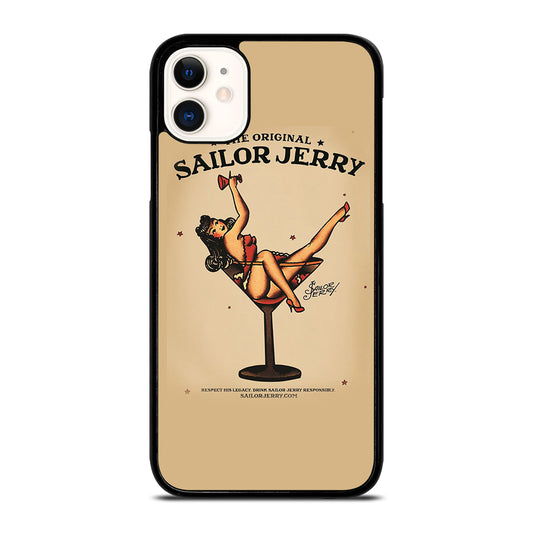 SAILOR JERRY SEXY GIRL TATTOO ART iPhone 11 Case Cover