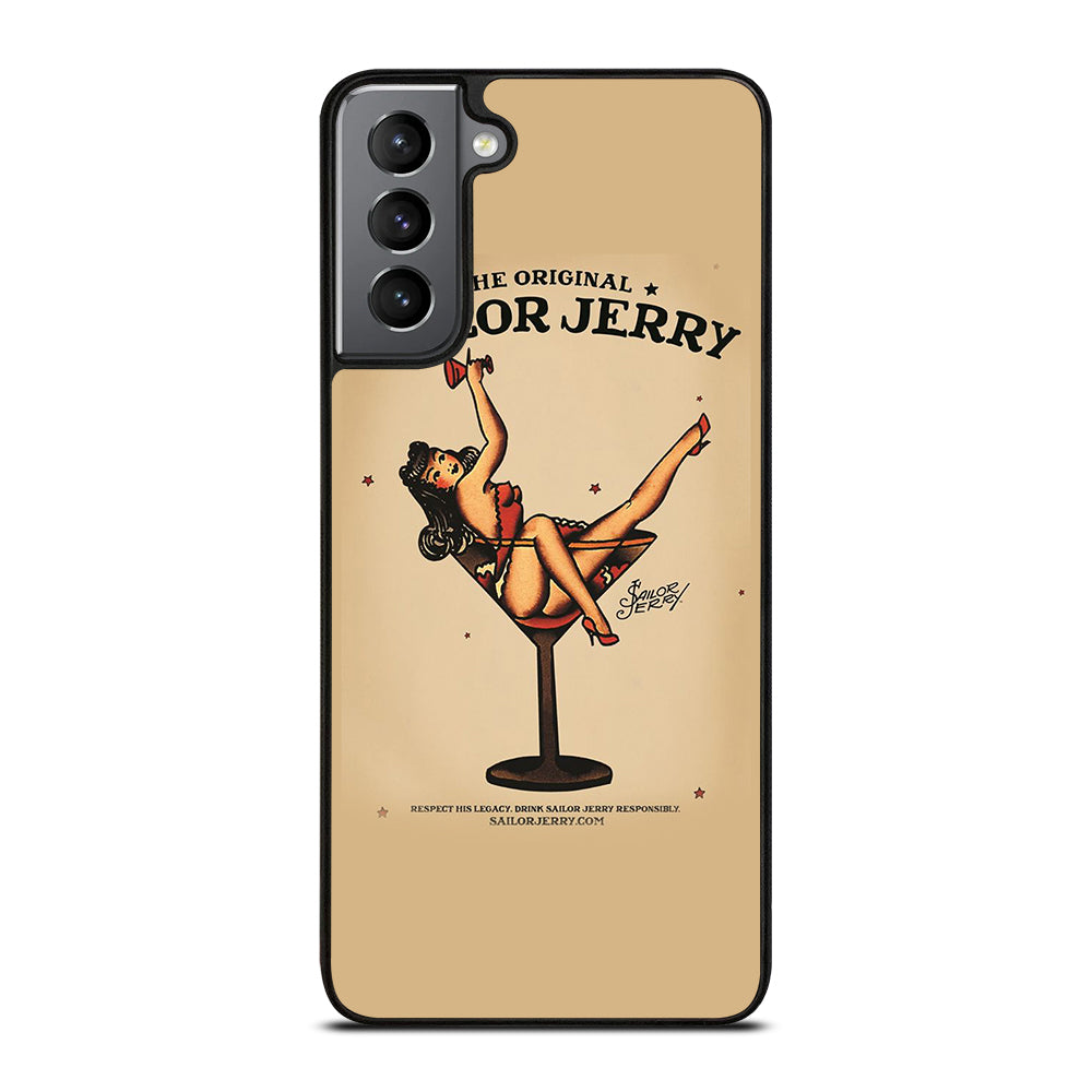 SAILOR JERRY SEXY GIRL TATTOO ART Samsung Galaxy S21 Plus Case Cover