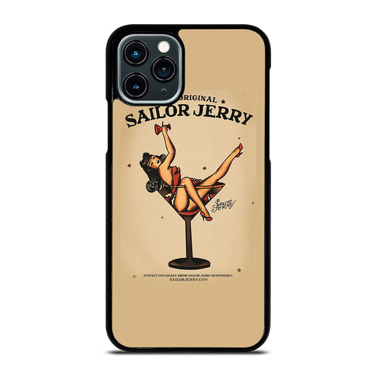 SAILOR JERRY SEXY GIRL TATTOO ART iPhone 11 Pro Case Cover