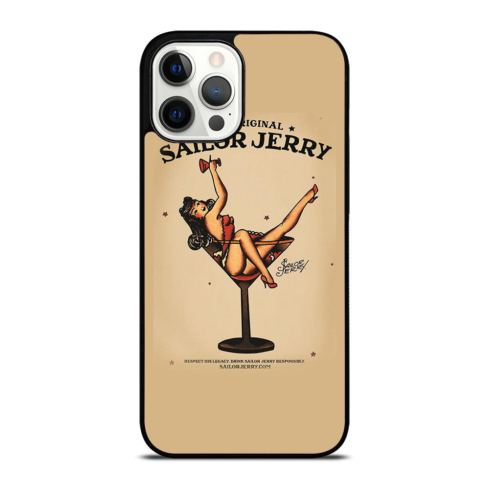 SAILOR JERRY SEXY GIRL TATTOO ART iPhone 12 Pro Max Case Cover