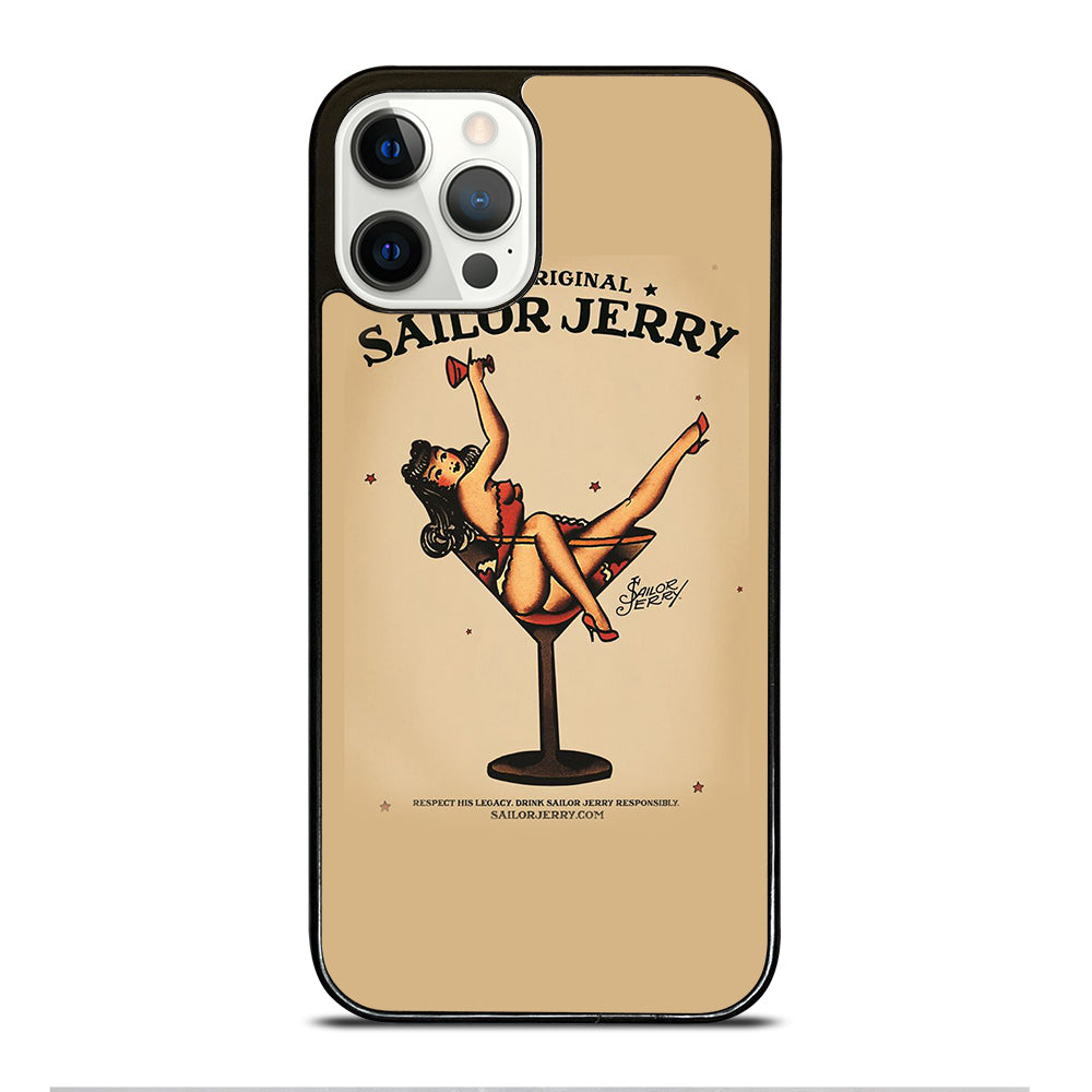 SAILOR JERRY SEXY GIRL TATTOO ART iPhone 12 Pro Case Cover