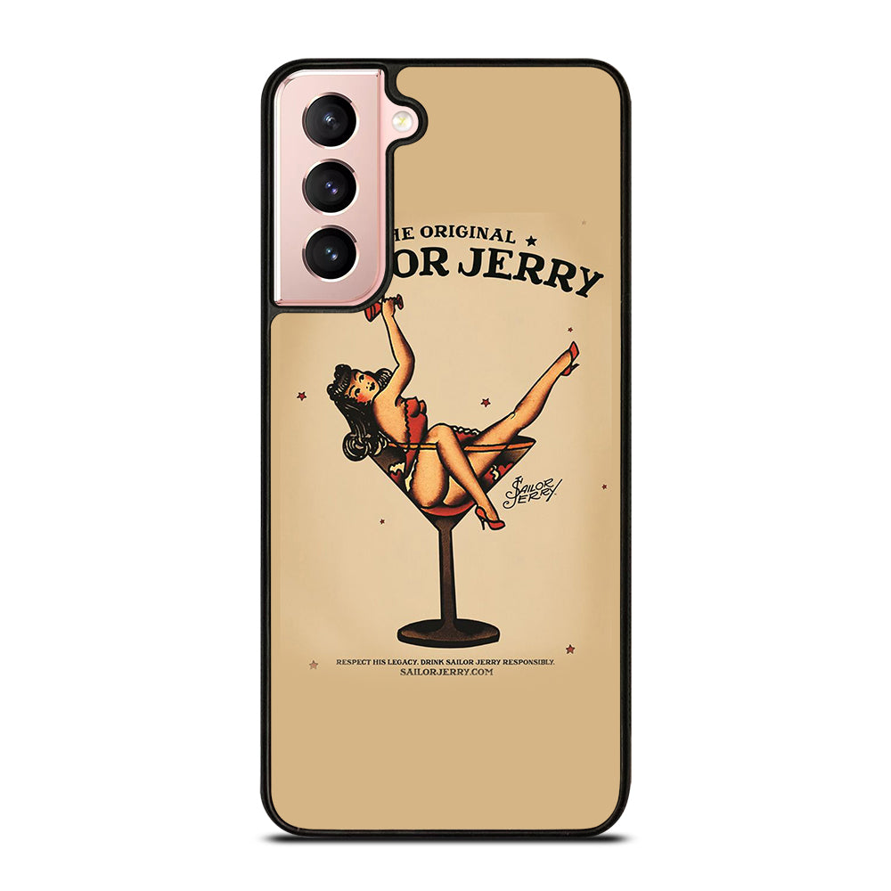SAILOR JERRY SEXY GIRL TATTOO ART Samsung Galaxy S21 Case Cover