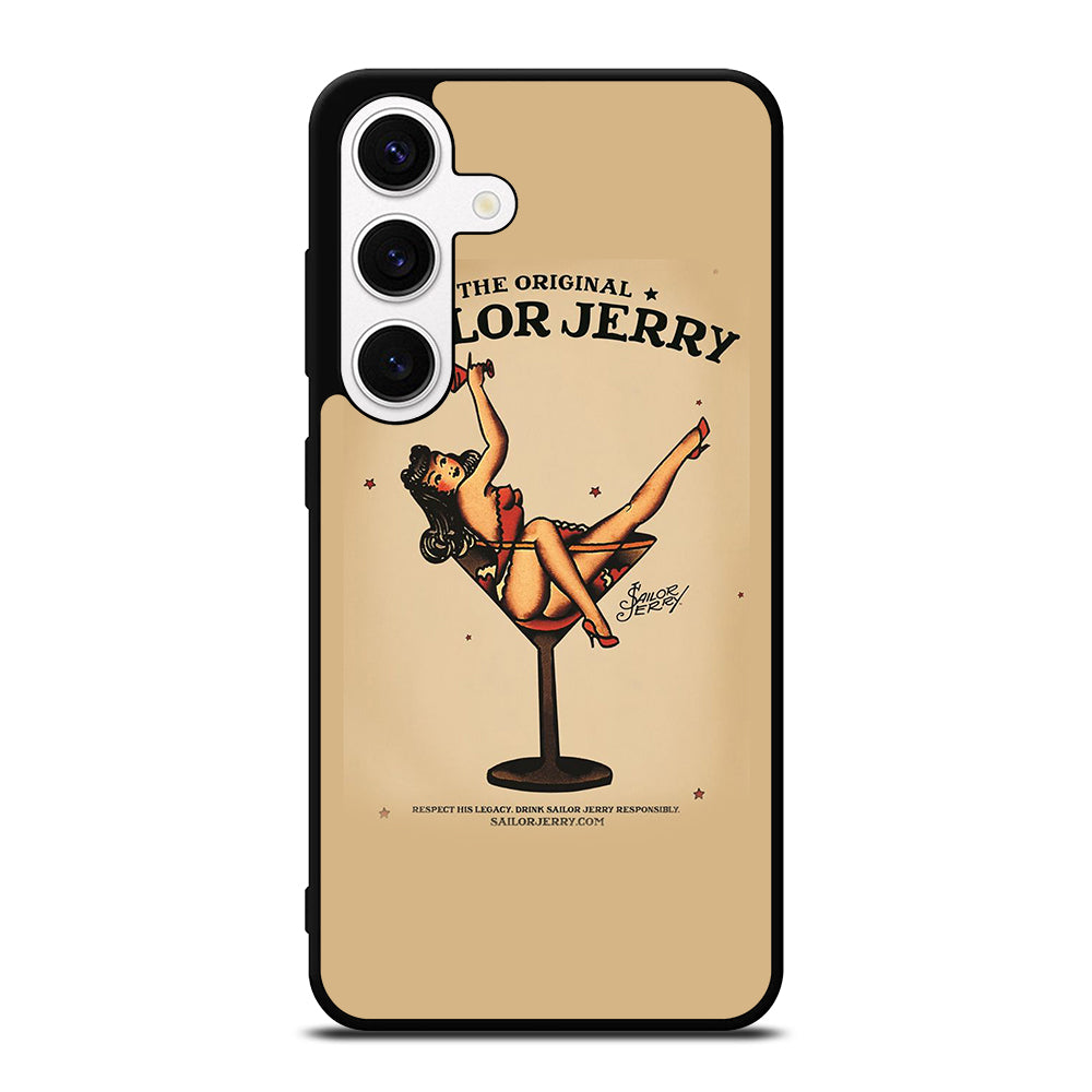 SAILOR JERRY SEXY GIRL TATTOO ART Samsung Galaxy S24 Case Cover