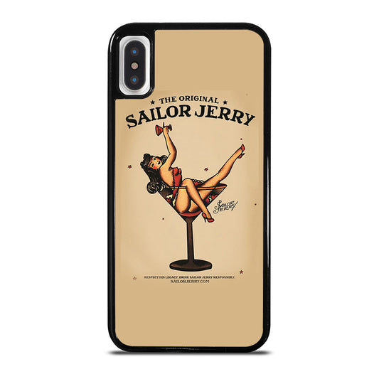 SAILOR JERRY SEXY GIRL TATTOO ART iPhone X / XS Case Cover