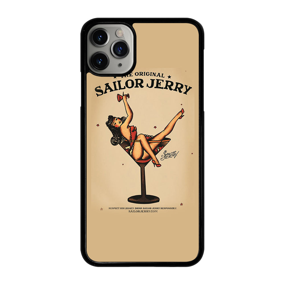 SAILOR JERRY SEXY GIRL TATTOO ART iPhone 11 Pro Max Case Cover