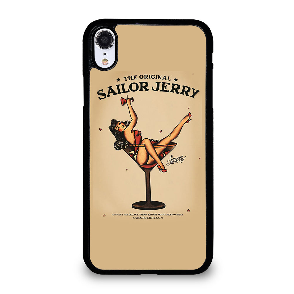 SAILOR JERRY SEXY GIRL TATTOO ART iPhone XR Case Cover