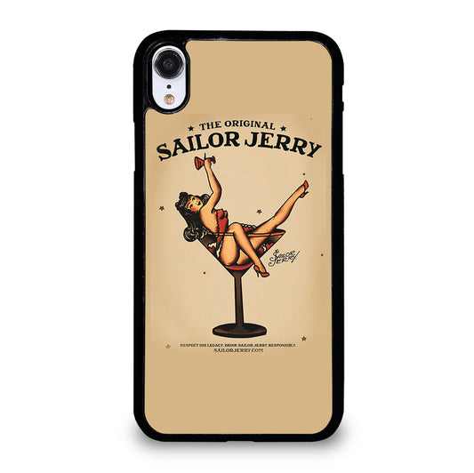 SAILOR JERRY SEXY GIRL TATTOO ART iPhone XR Case Cover