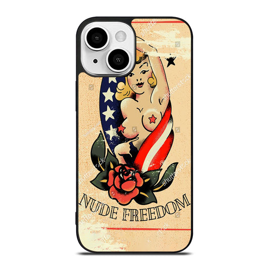 SAILOR JERRY SEXY GIRL TATTOO iPhone 13 Mini Case Cover