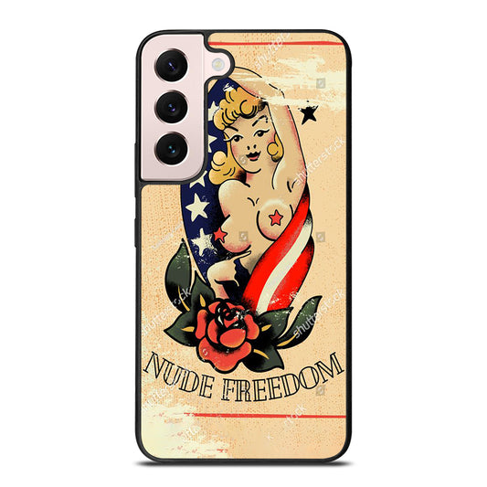 SAILOR JERRY SEXY GIRL TATTOO Samsung Galaxy S22 Plus Case Cover