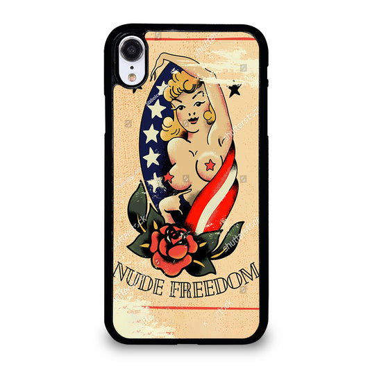 SAILOR JERRY SEXY GIRL TATTOO iPhone XR Case Cover